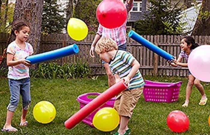 Manualidades para hacer con churros de piscina para ninos juego globos