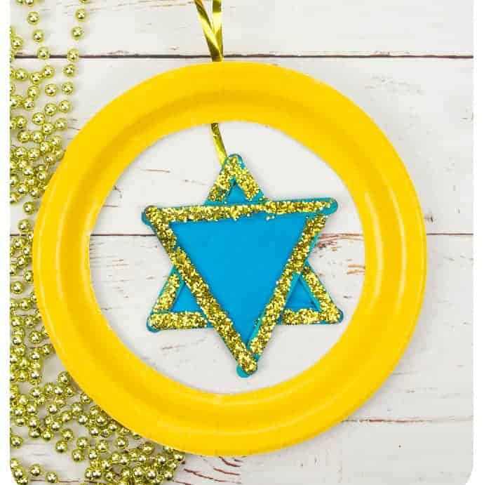 Ideas de manualidades para ninos para el dia de hanukkah FOTOS estrella david atrapa sueños