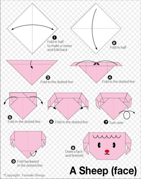 Los origami mas sencillos para hacer con ninos y celebrar el dia mundial del origami FOTOS oveja