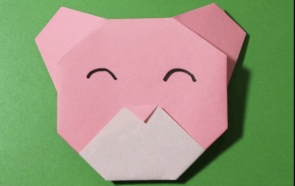 los Origami más sencillos para hacer con personas mayores y celebrar el Día Mundial del Origami cerdo