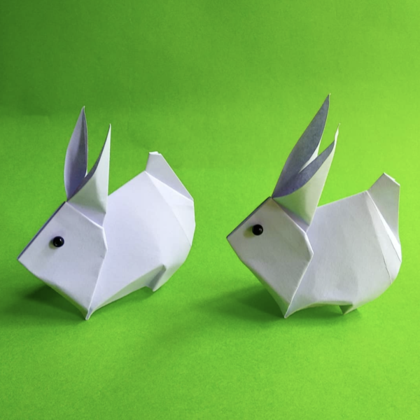 los Origami más sencillos para hacer con personas mayores y celebrar el Día Mundial del Origami conejo